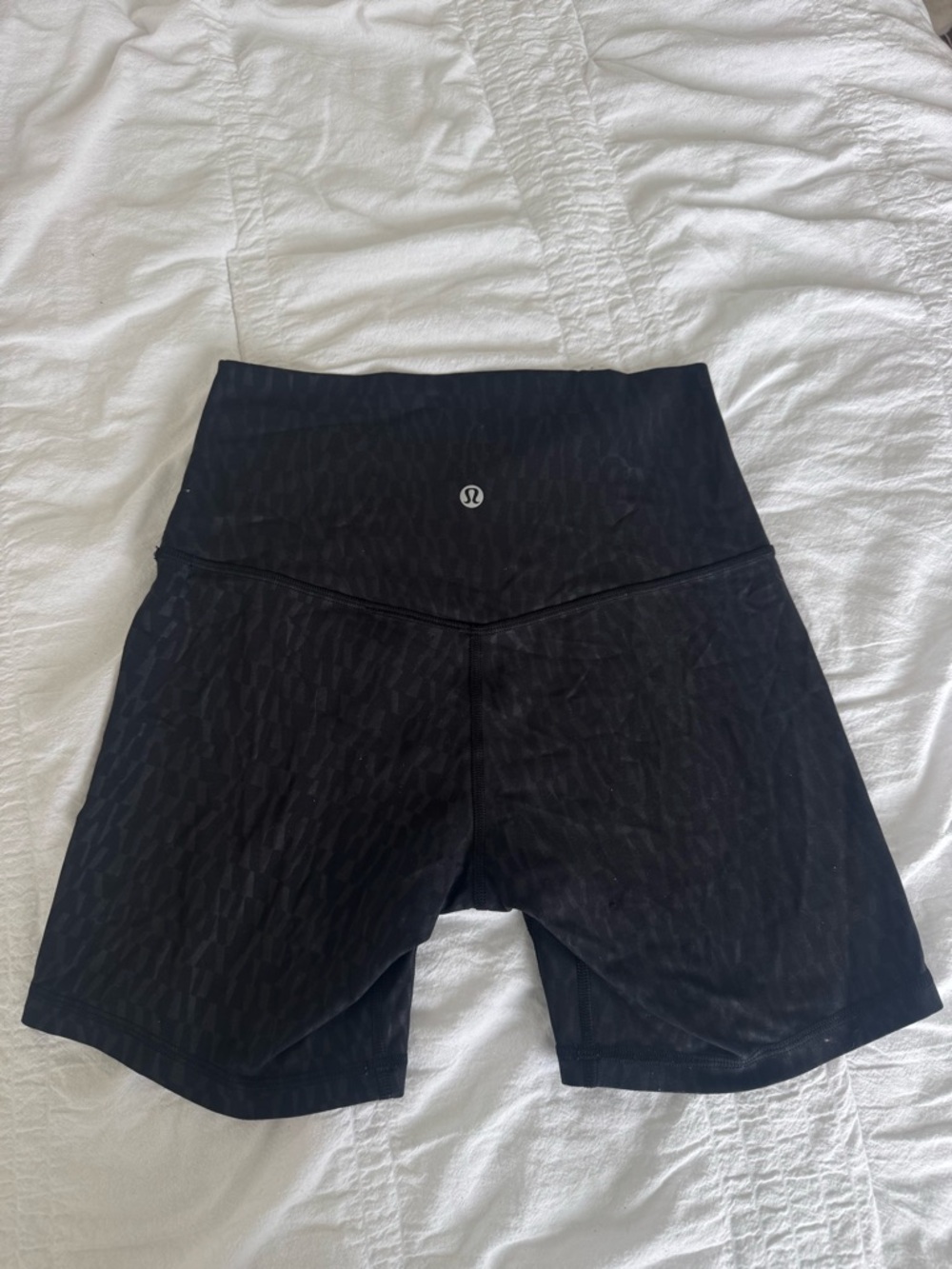 lululemon athletica Black High-Rise Sculpting Bike Shorts